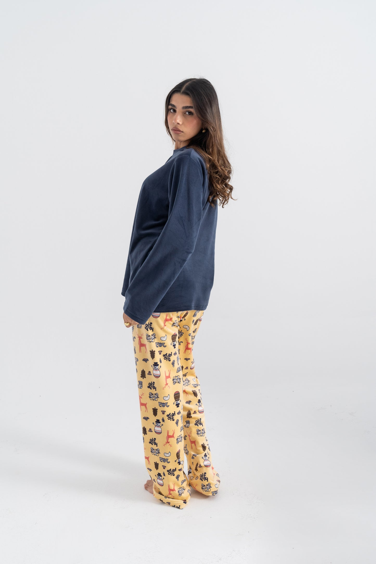 Christmas Yellow Pijama - Women