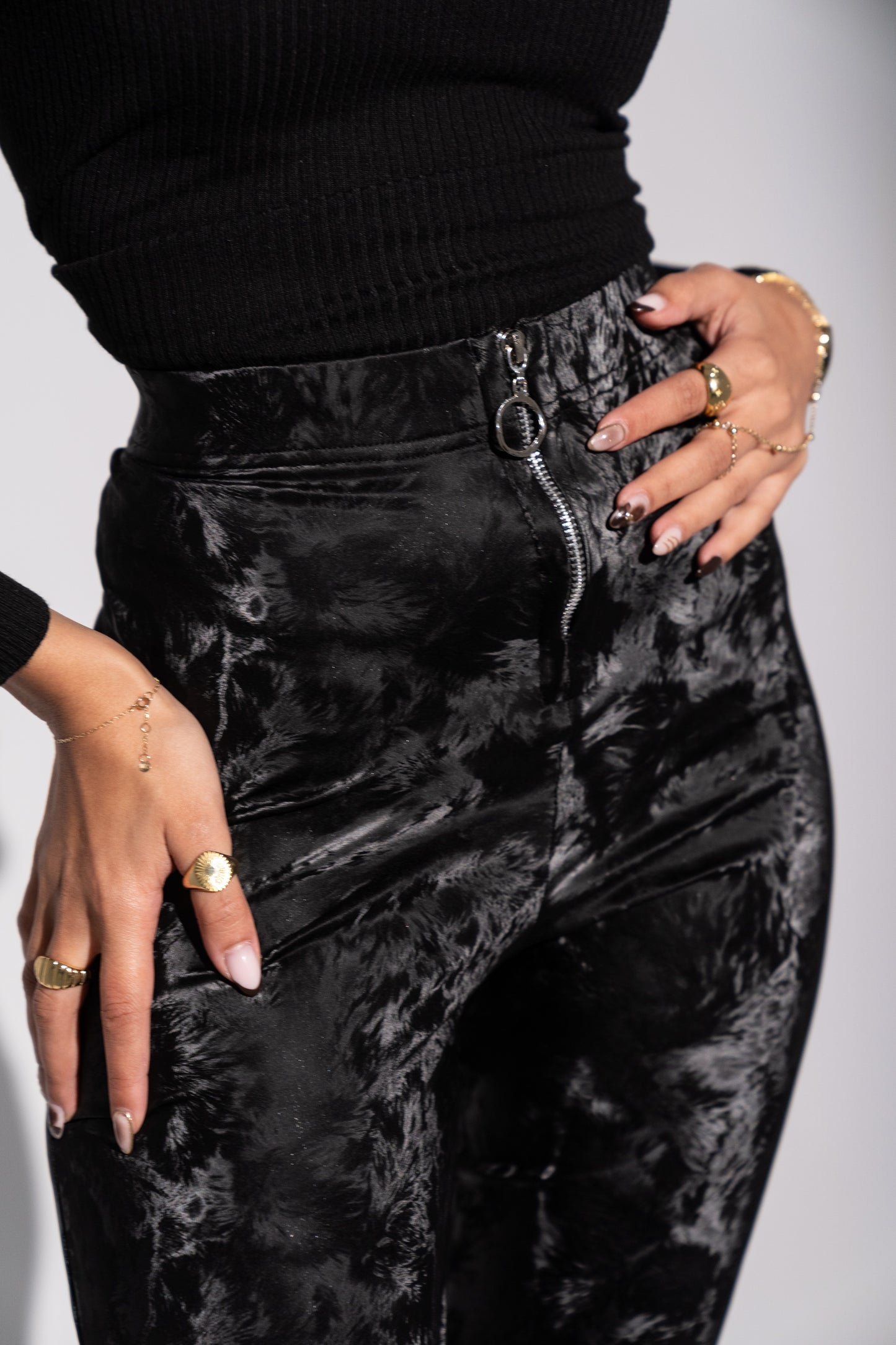 Black Leather Pants