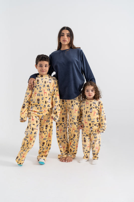 Christmas Yellow Pijama - Women