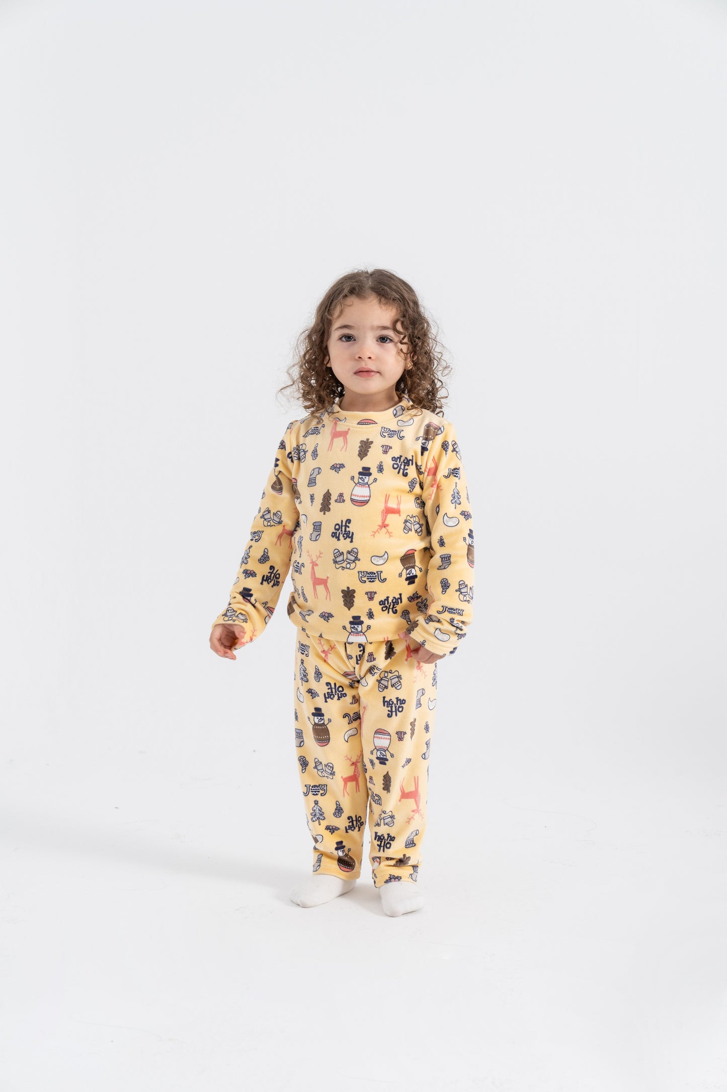 Christmas Yellow Pijama - Kids