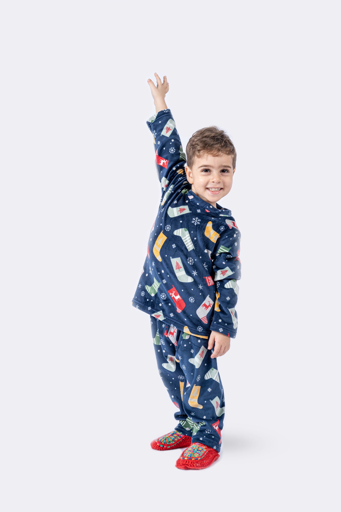 Christmas Red & Blue  Pijama -Kids