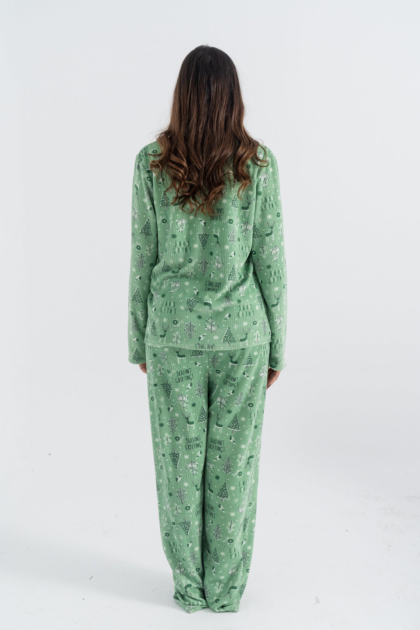 Green Pattern Christmas Pj