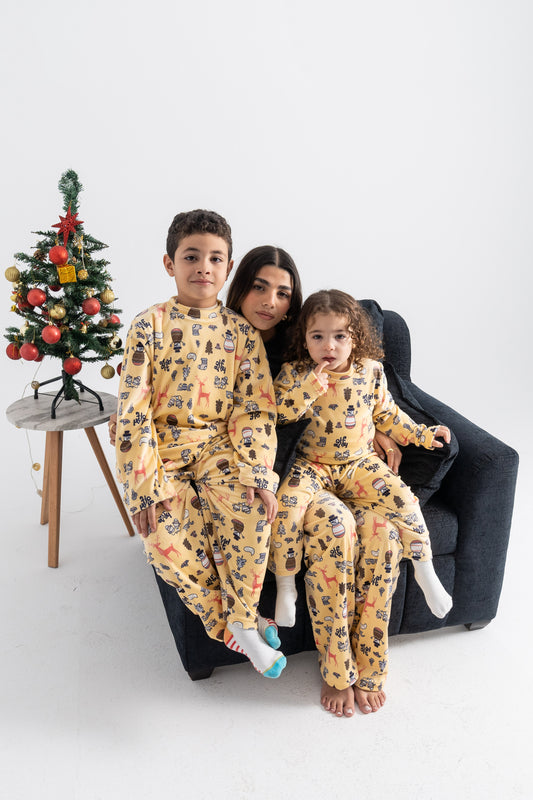 Christmas Yellow Pijama - Kids